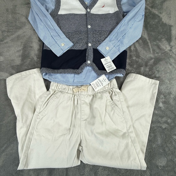 Nautica Blue and Gray Kids Boy’s 3 PC Matching Set Size M (5-6) - Picture 3 of 16
